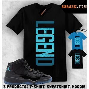 Shirt To Match Aj 11 Gamma Blue Matching Tee Legend T-Shirt